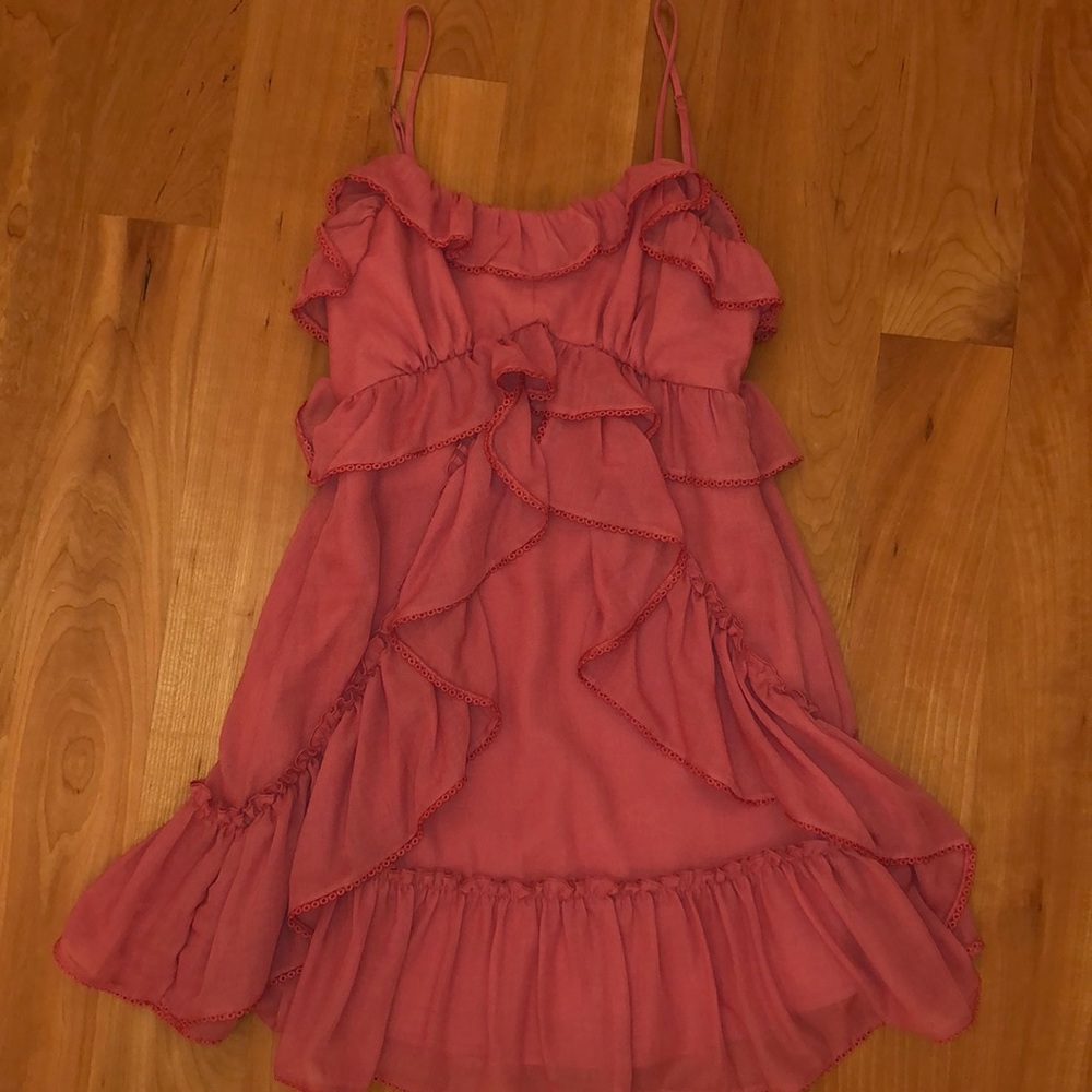 RED CARTER DRESS - Picture 4 of 5